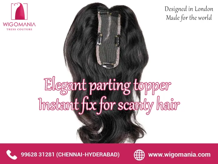 Ladies toupee for bald patches